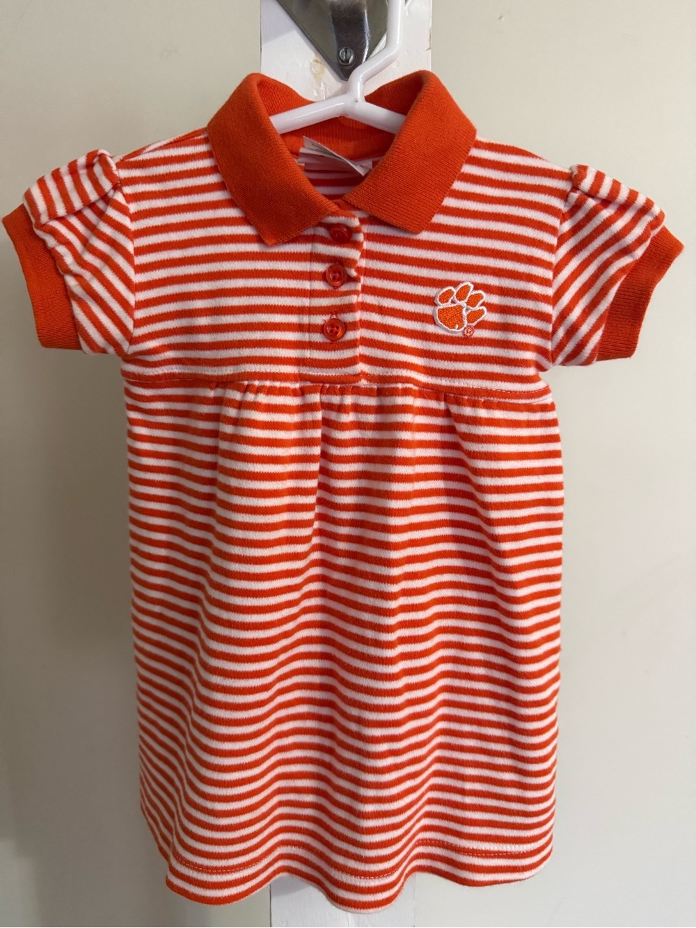 Creative Knitwear Clemson Tigers Dress & Diaper Cover